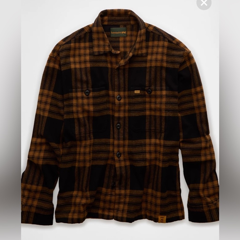 NWT Timberland x AE Flannel Shirt Jacket